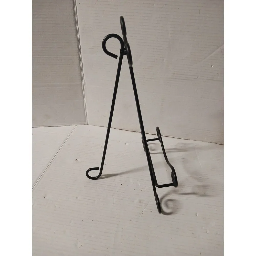 Black Iron Easel Plate Picture\Book Holder‎ Ornate
